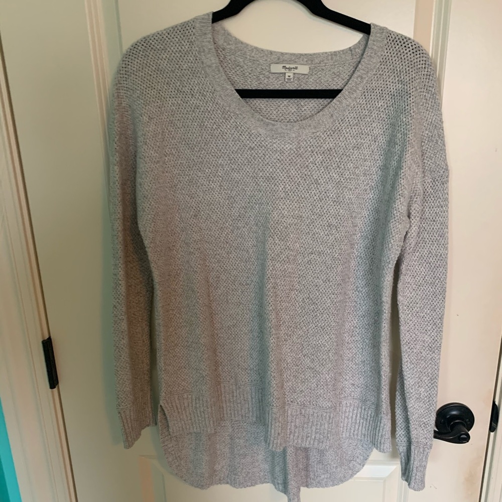 Madewell Grey Basic Sweater - image 1